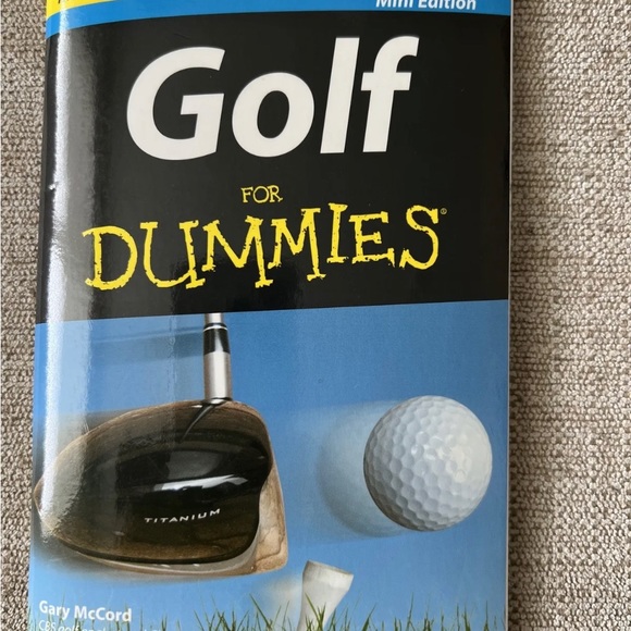 Golf for Dummies by Gary McCord (Book, Other, Mini Edition) - Picture 1 of 4